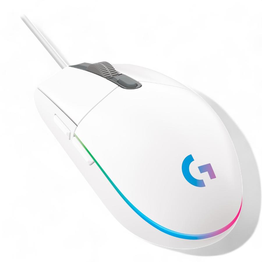 Mouse Gaming Logitech G203 Lightsync Blanco