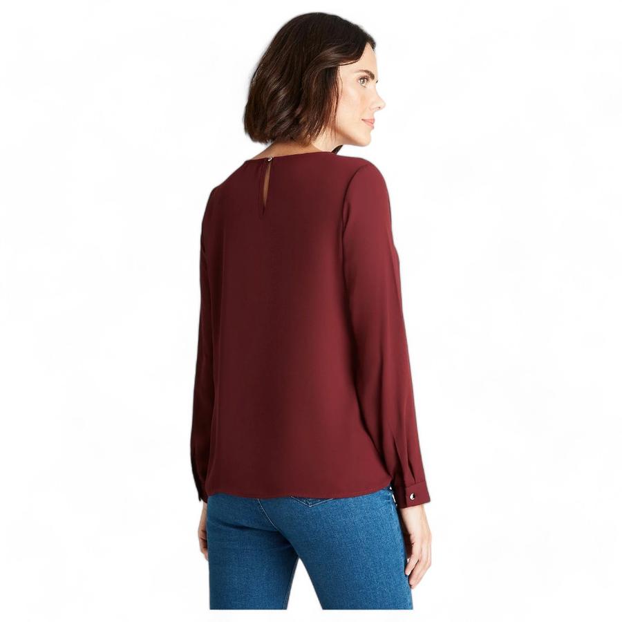 Blusa Con Capa Mujer Lorenzo Di Pontti Burdeo