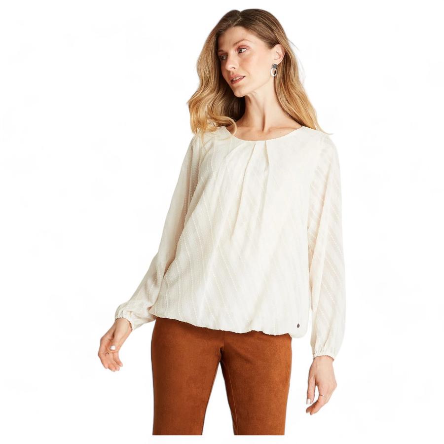 Blusa Manga Larga Mujer Lorenzo Di Pontti Estampado Arena