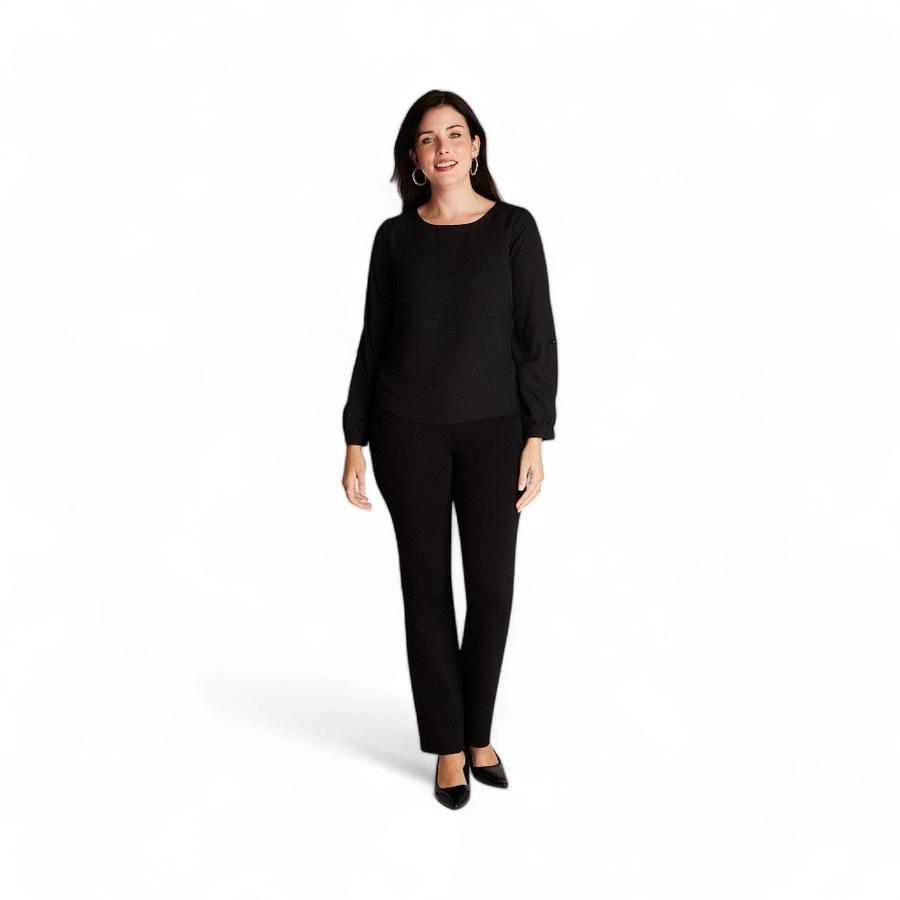 Blusa Mujer Lorenzo Di Pontti 205031 Cuello Redondo Negro