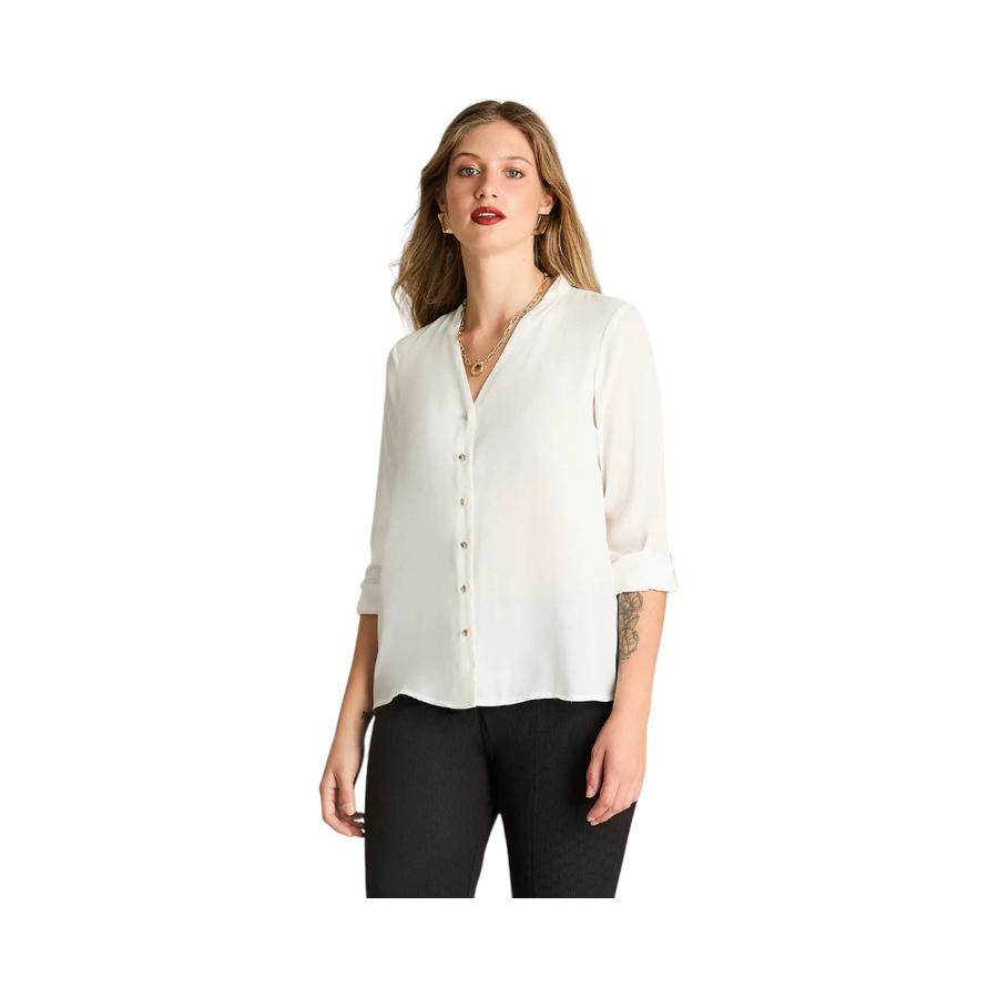 Blusa Mujer Lorenzo Di Pontti Manga 3/4 Crudo