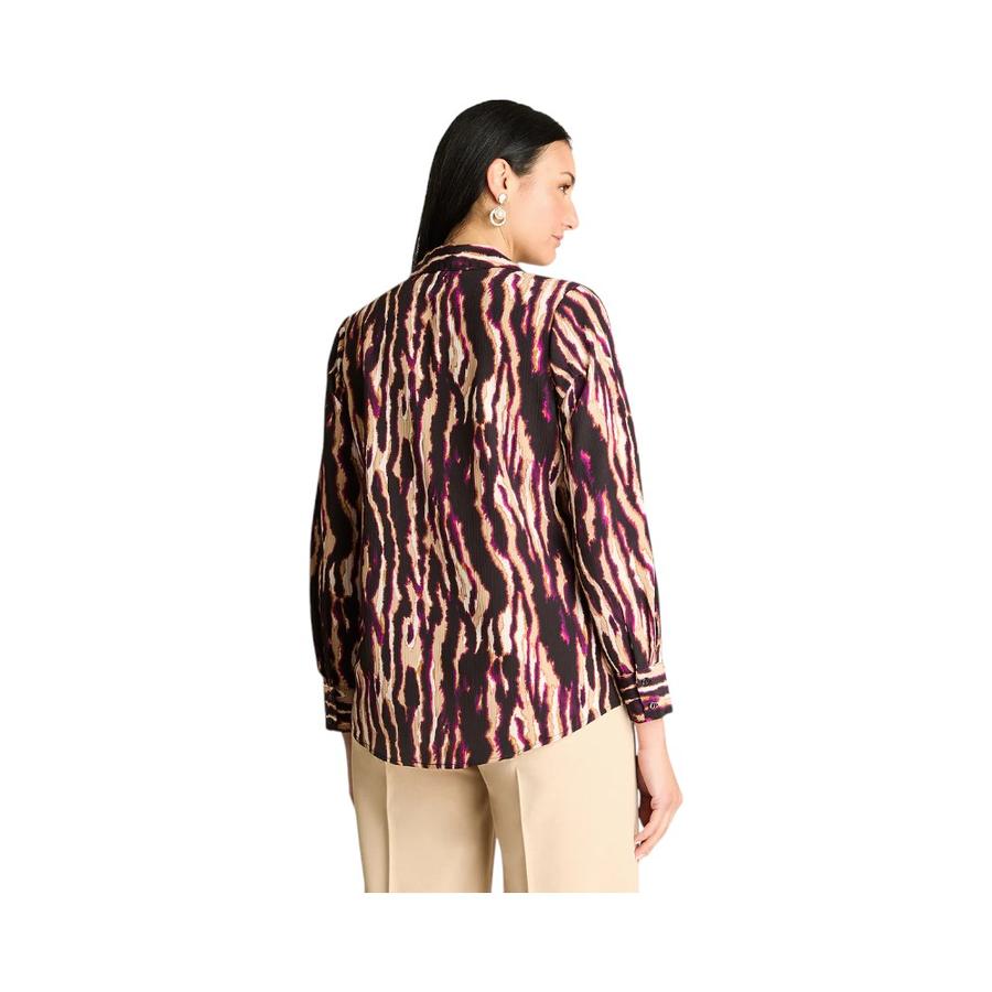 Blusa Mujer Lorenzo Di Pontti Manga Larga Negro