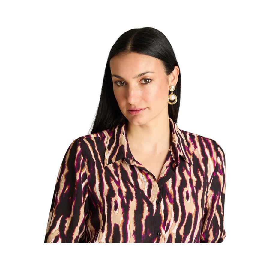 Blusa Mujer Lorenzo Di Pontti Manga Larga Negro