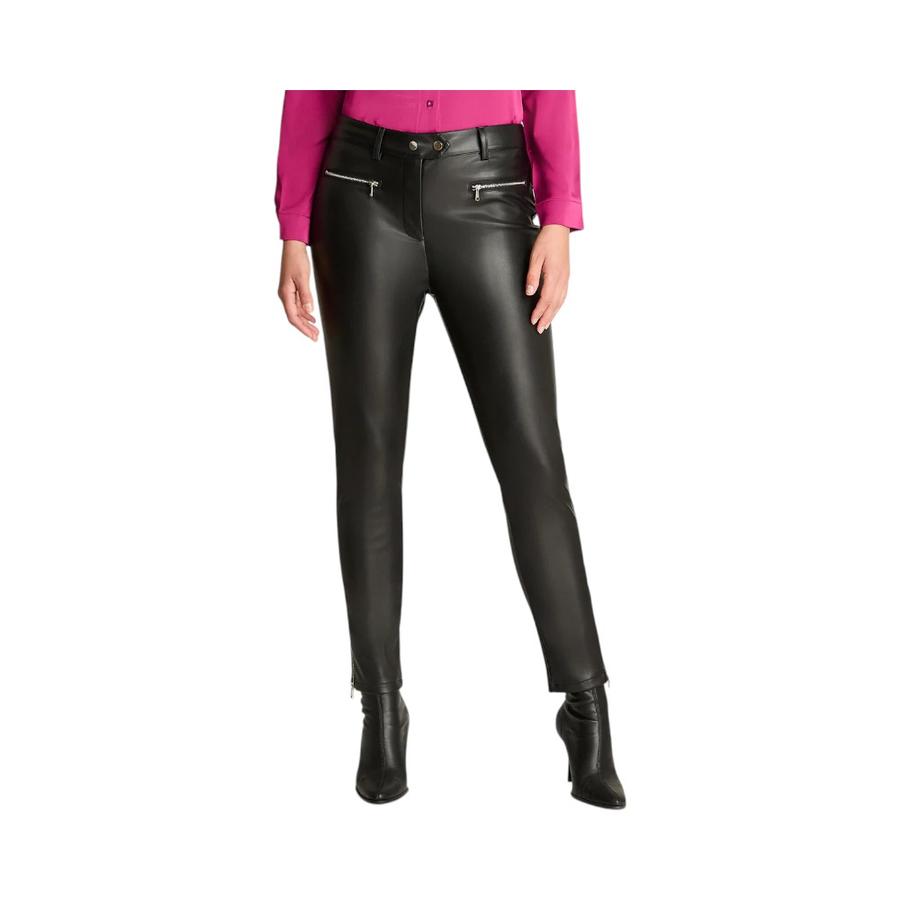 Calza Mujer Lorenzo Di Pontti Ecocuero Negro