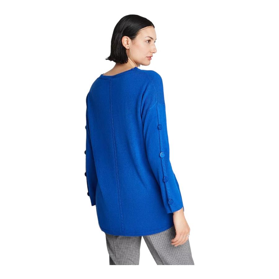 Tejido Cuello Redondo Mujer Lorenzo Di Pontti 81200548 Azul