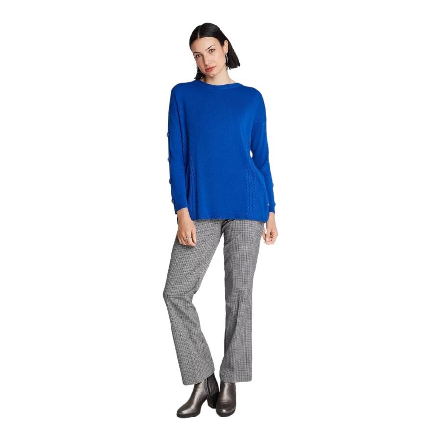 Tejido Cuello Redondo Mujer Lorenzo Di Pontti 81200548 Azul