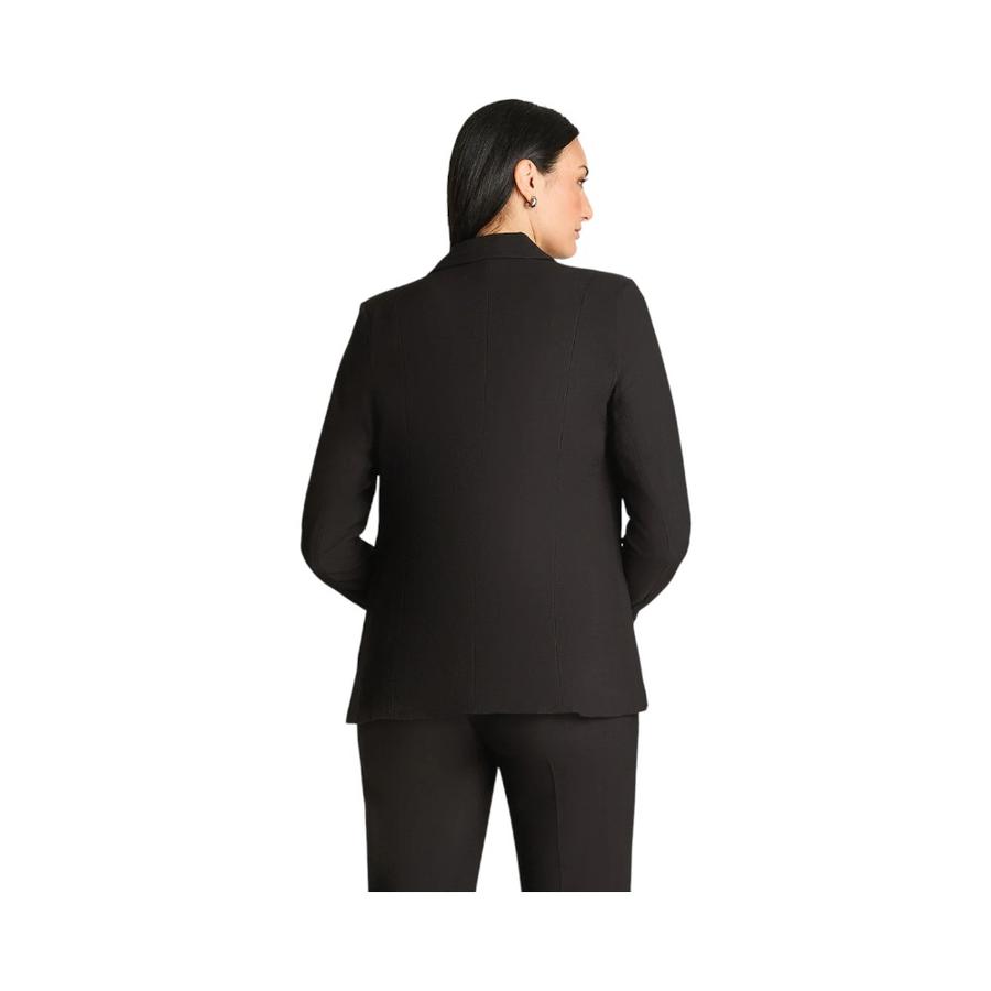 Blazer Mujer Lorenzo Di Pontti Oversize Botones Negro