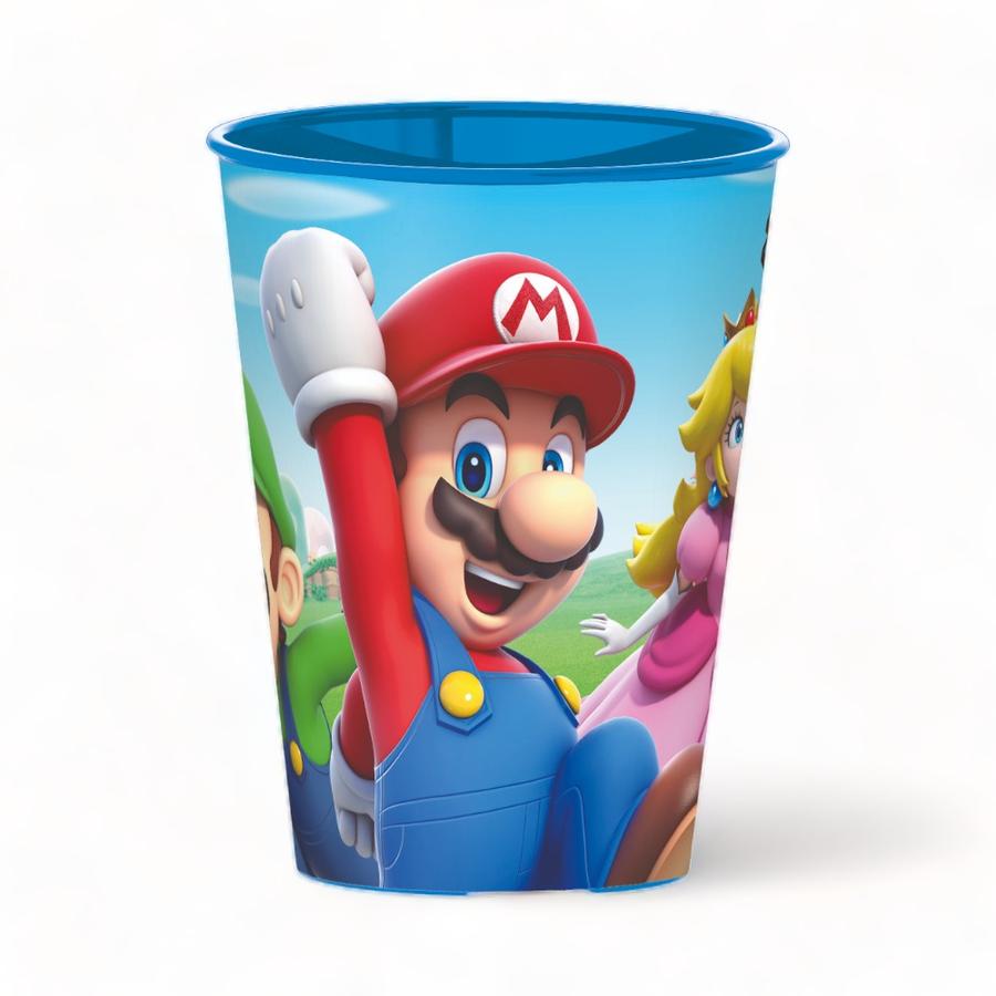 Vaso Infantil Luigi Super Mario 260Ml Azul