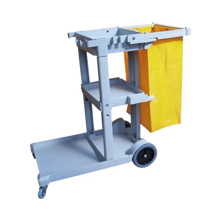 Carro Porta Útiles Luster C/Tapa-Bolsa Gris