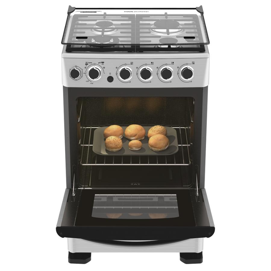 Cocina A Gas Mabe Cmc5560fx0 4 Platos