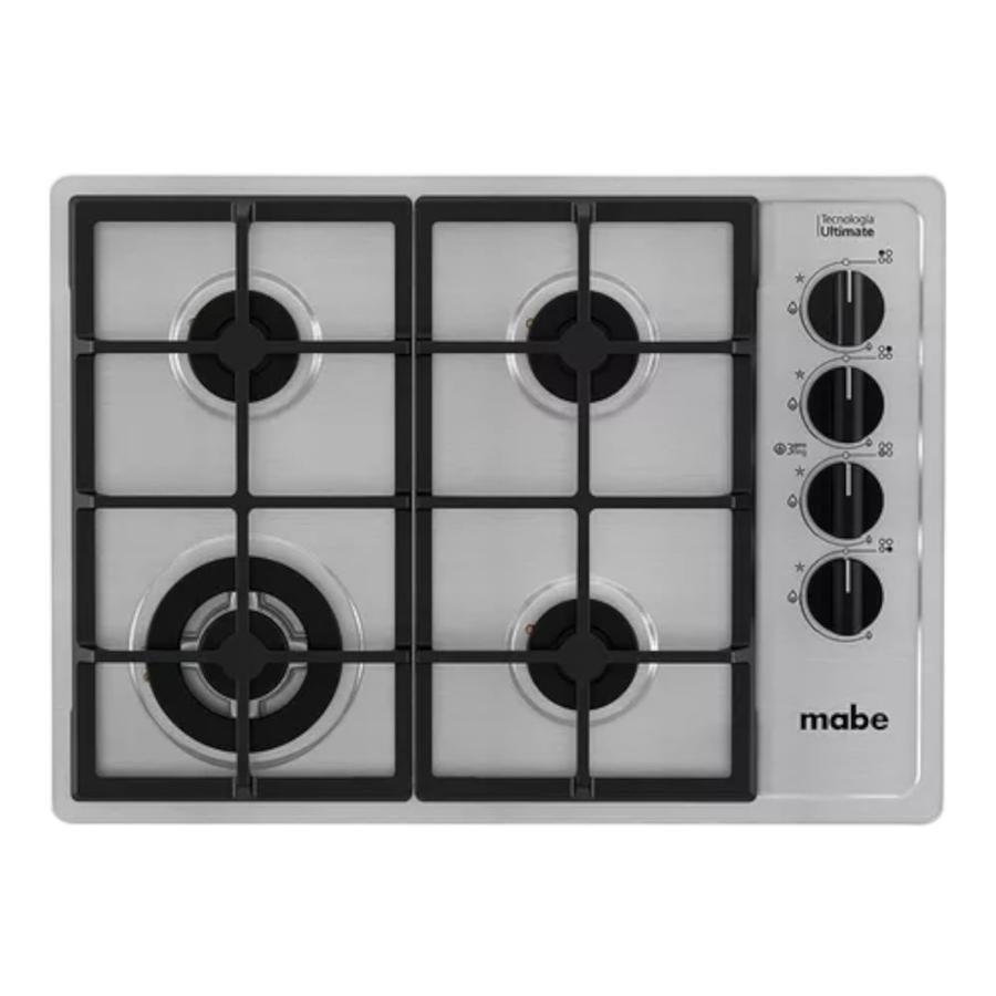 Encimera De Empotrar A Gas 60 Cm Inoxidable Mabe