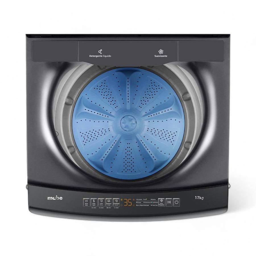 Lavadora Carga Superior 17 Kg Mabe LMA7120WDGCL0 Gris Oscuro