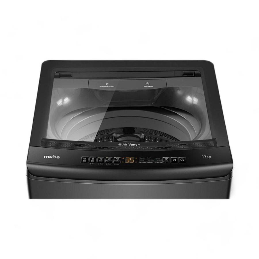 Lavadora Carga Superior 17 Kg Mabe LMA7120WDGCL0 Gris Oscuro