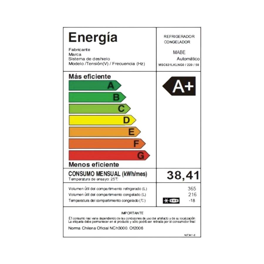 Refrigerador Side By Side Mabe MSC631LKLNG0 581 Litros Negro