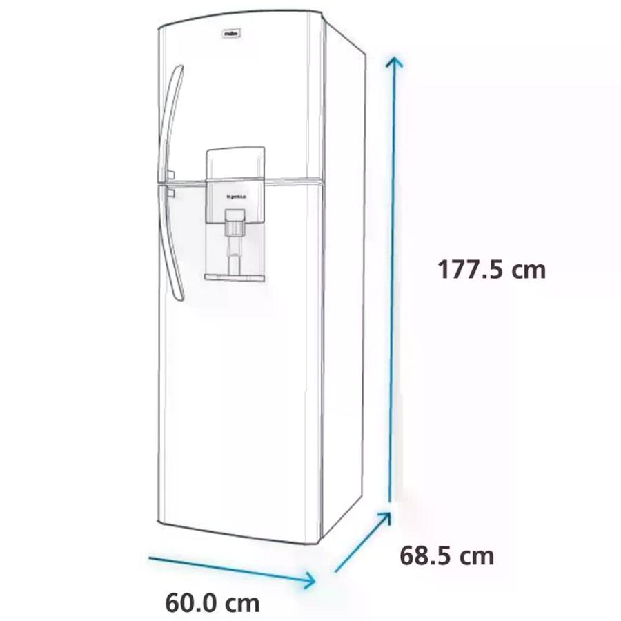 Refrigerador Mabe Rma300fyuc 300lts Gris