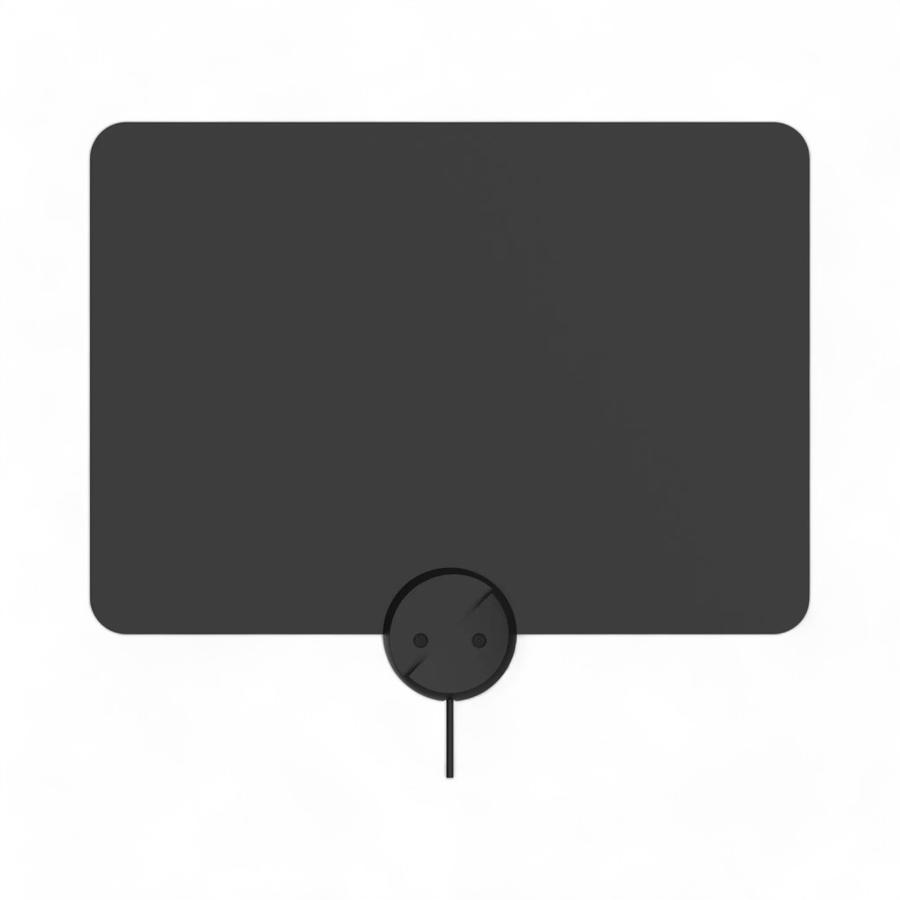 Antena TV Digital HDTV Macrotel MegaFlat Negro/Blanco