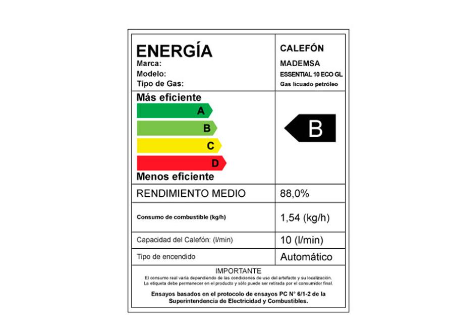 Calefon Essential 10 Ecogl