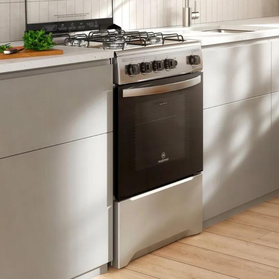 Cocina Gas 4 Platos Mademsa M 520 T Gris