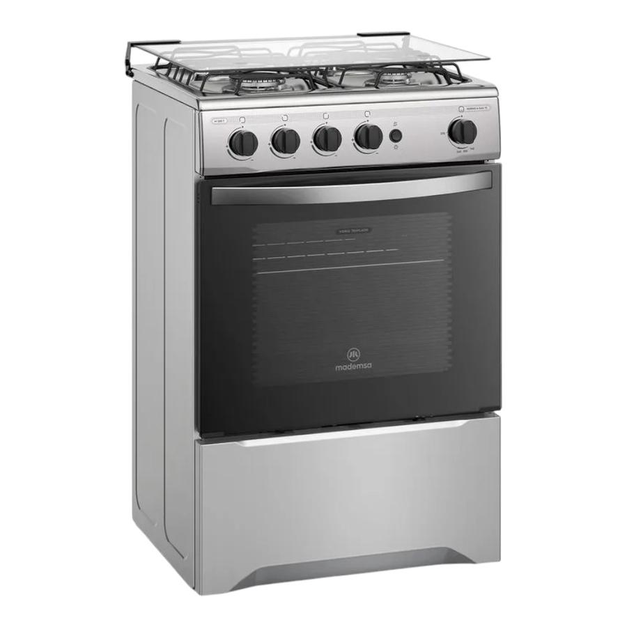 Cocina Gas 4 Platos Mademsa M 520 T Gris