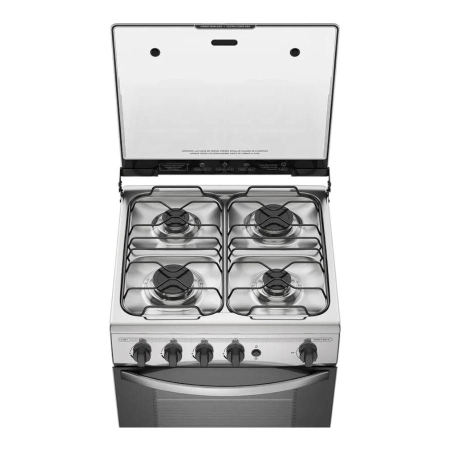 Cocina Gas 4 Platos Mademsa M 520 T Gris