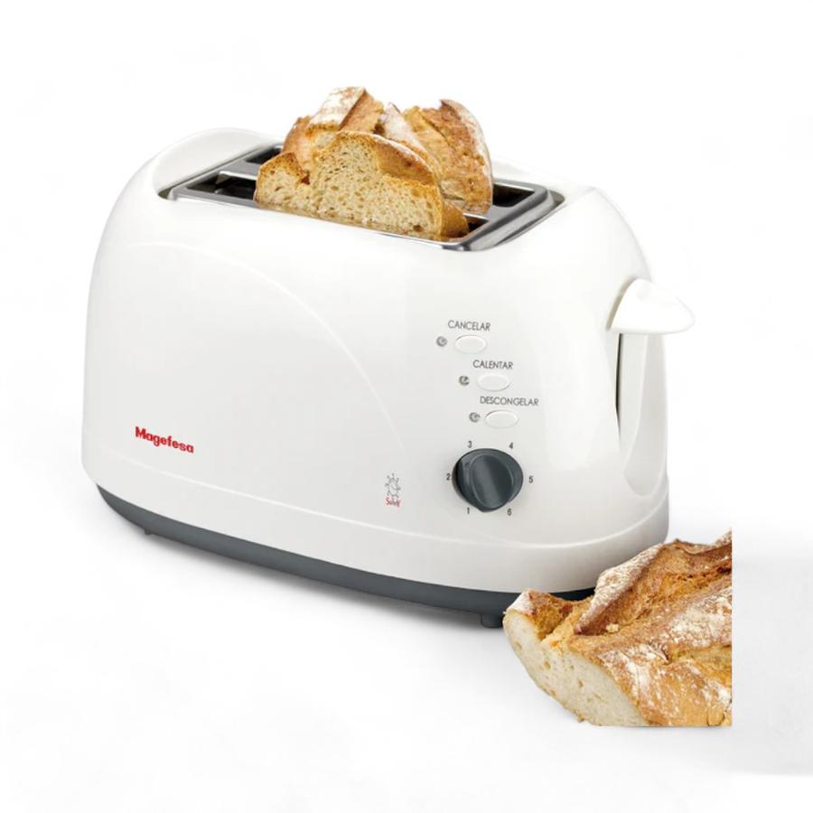 Tostador Magefesa 2 Tostadas 750W Blanco