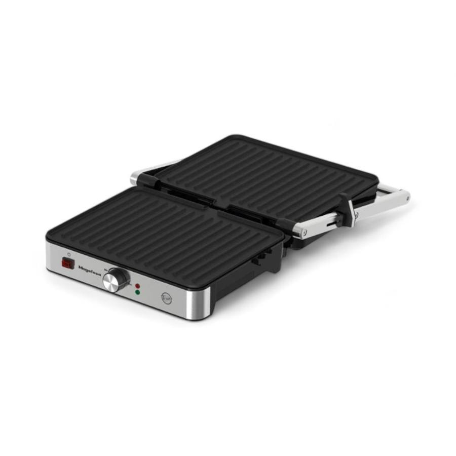 Sandwichera Parrilla Grill Magefesa Texas 2000W Plateado