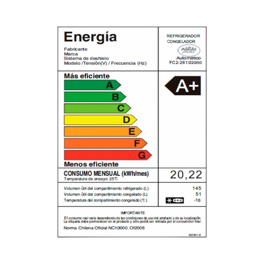 Refrigerador Maigas No Frost 196 Litros Grafito