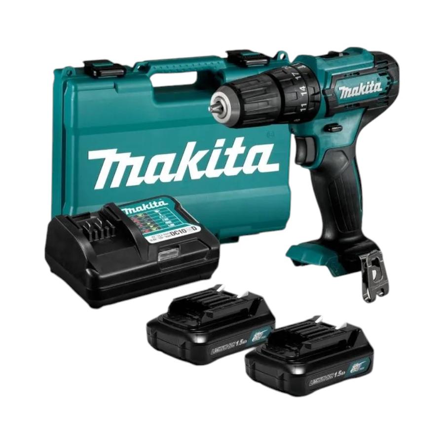 Taladro Inalámbrico Makita HP333DWYE 12v Celeste