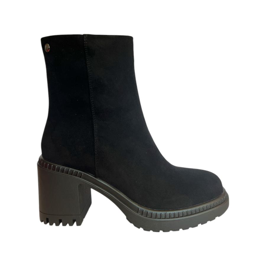 Botín Medio Casual Mujer Maria Pia Nina Negro