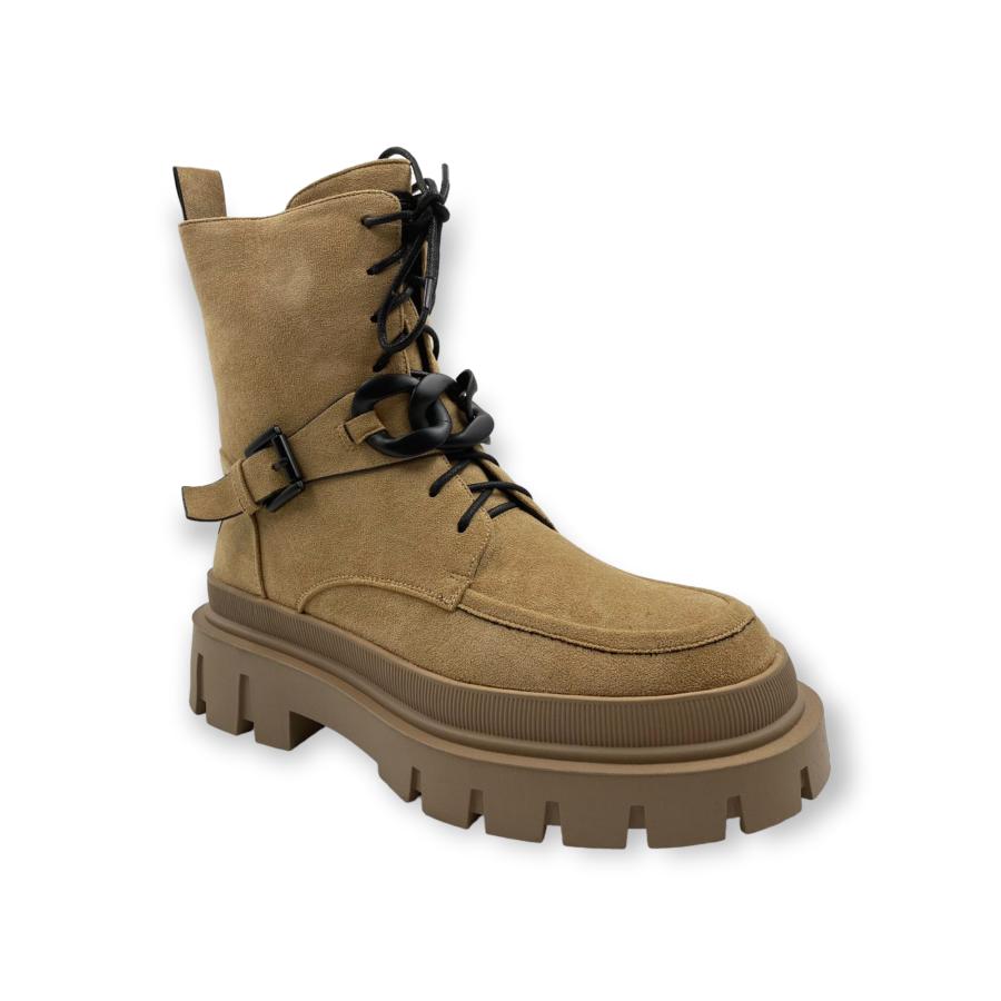 Bota Gamuza Mujer Maria Pia Mariah Beige