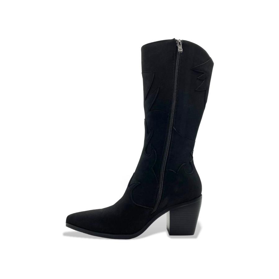 Bota Casual Maria Pia Billie Mujer Negro