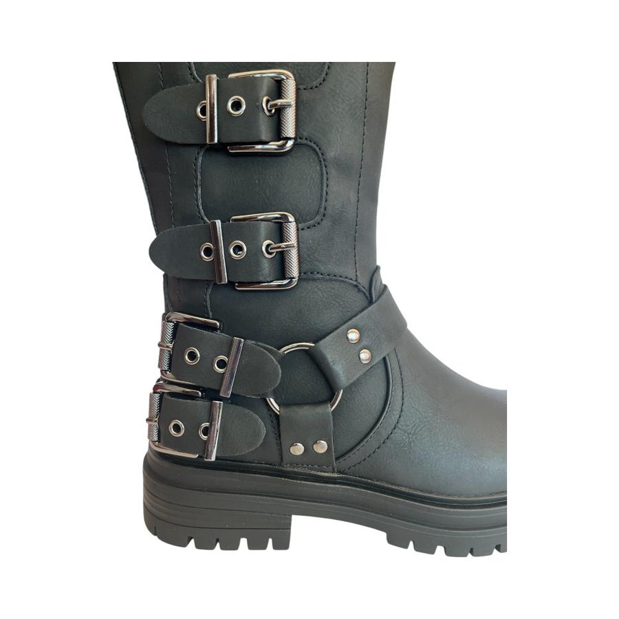 Bota Casual Mujer Lorde Negro