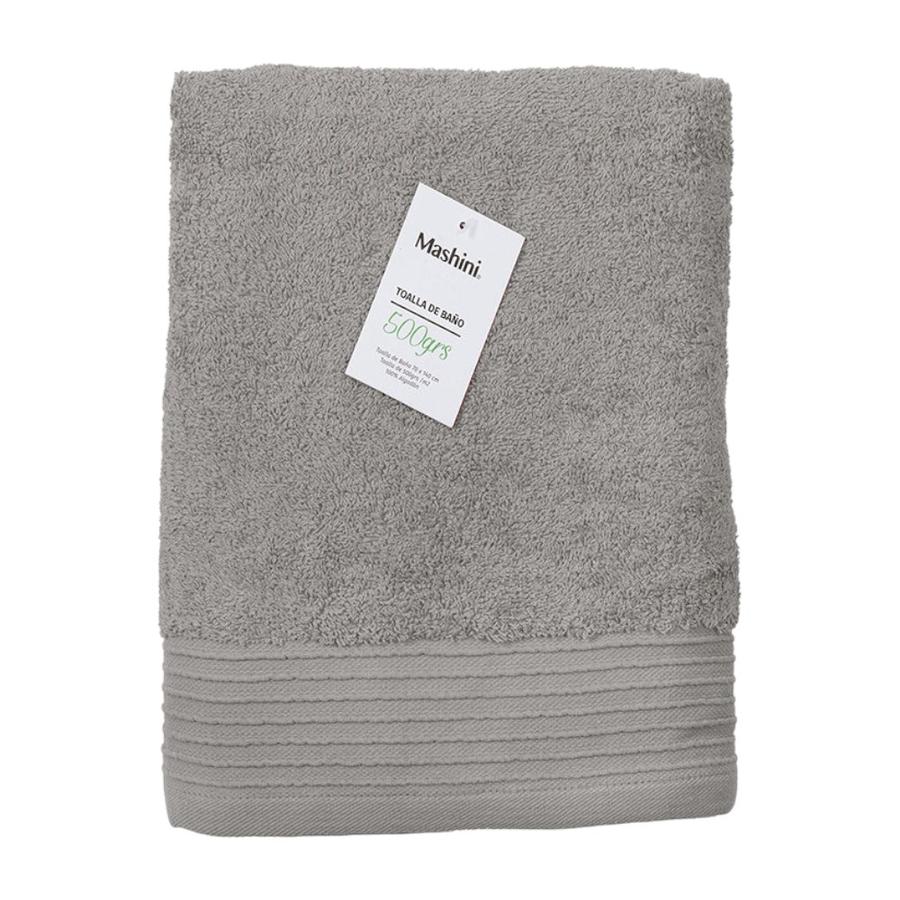 Toalla Baño 500 Grs 70 x 140 Cm Mashini Gris