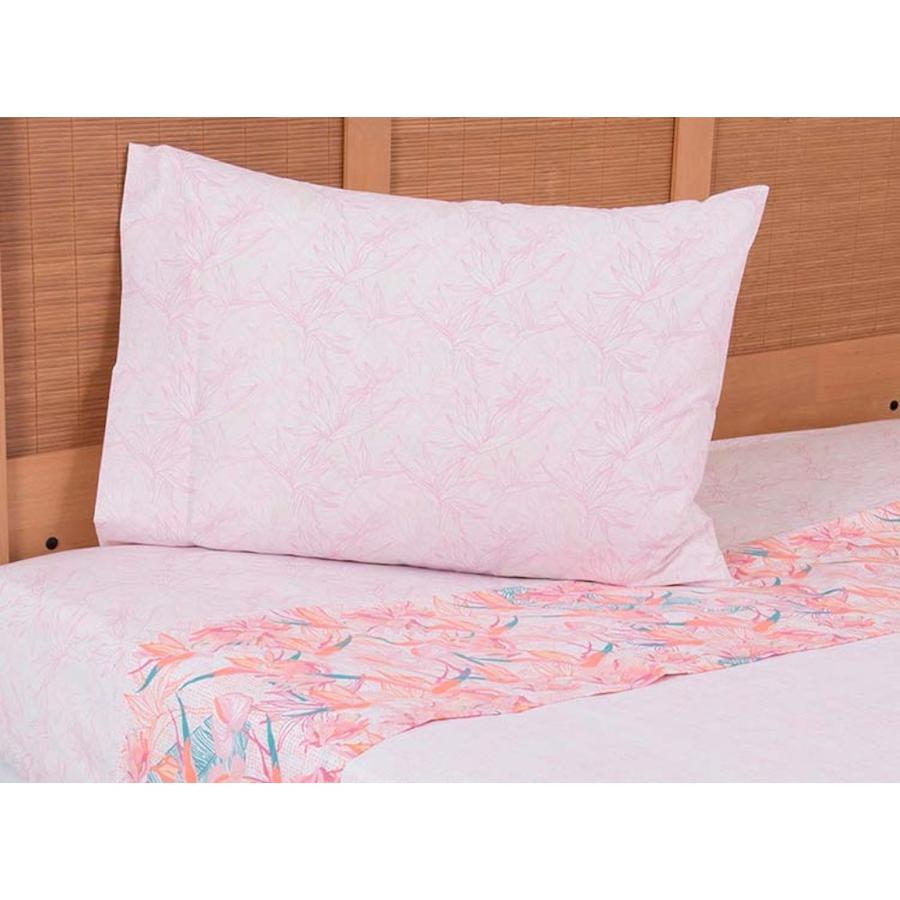 Juego Sábanas Cama 1.5 Plazas 180 Hilos Mashini Paradise