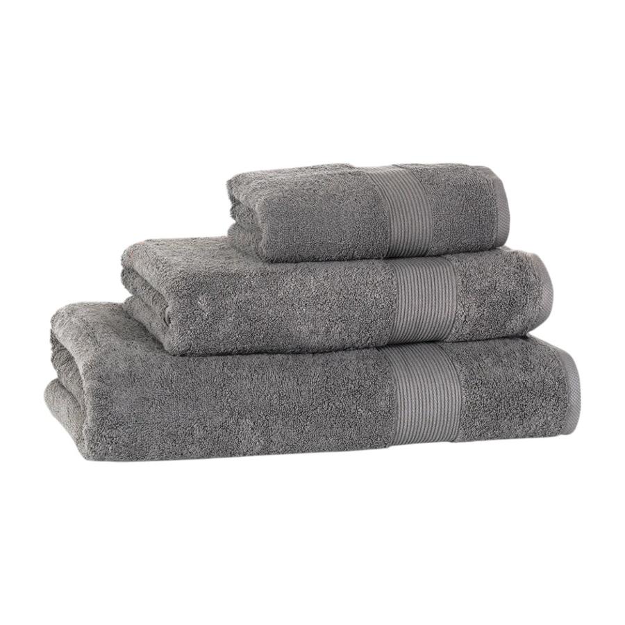 Toalla Mano Lisa 550 Grs Fabrics Gris