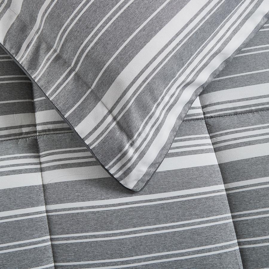 Plumon Cama 1.5 Plazas Estampado Matiz Cationic Gris