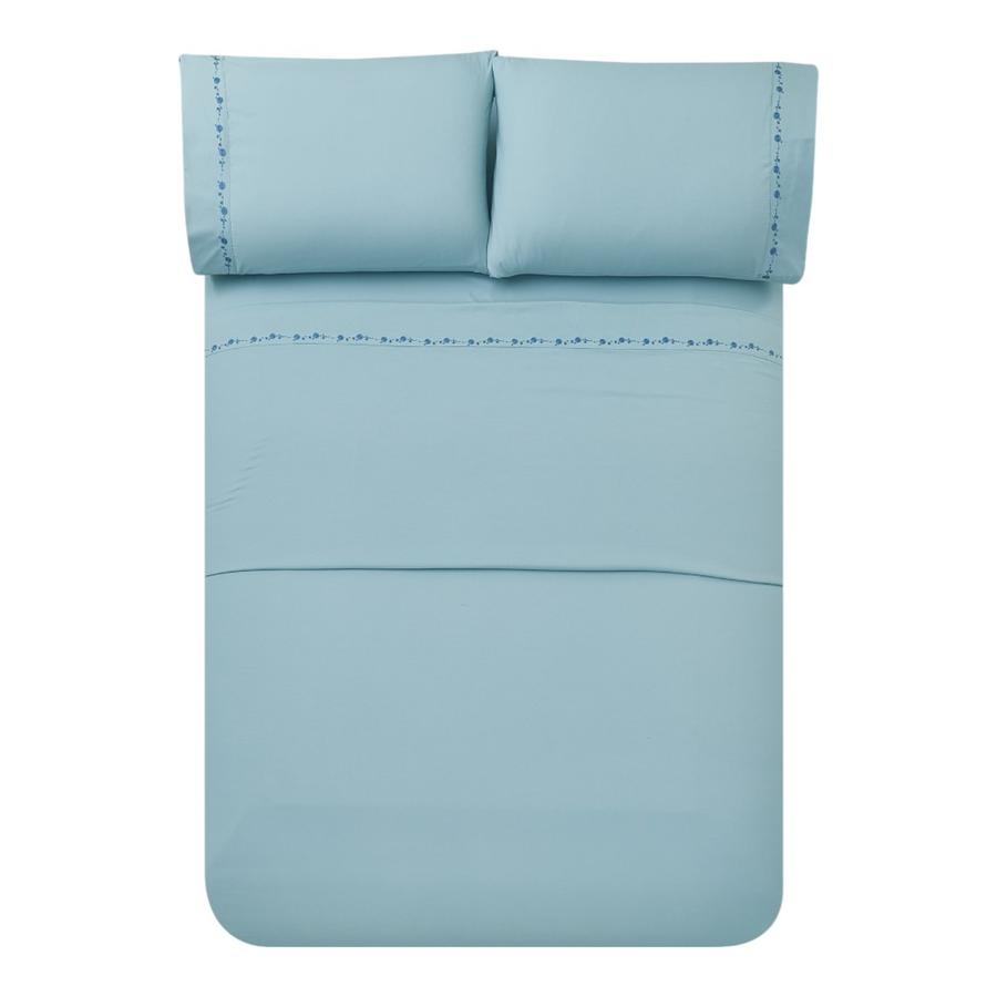 Sábanas Lisa Aqua 2 Plazas Matiz