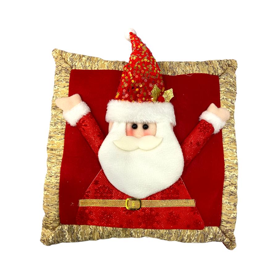 Cojin Pascuero Navidad Matiz Rojo 40x40 Cm