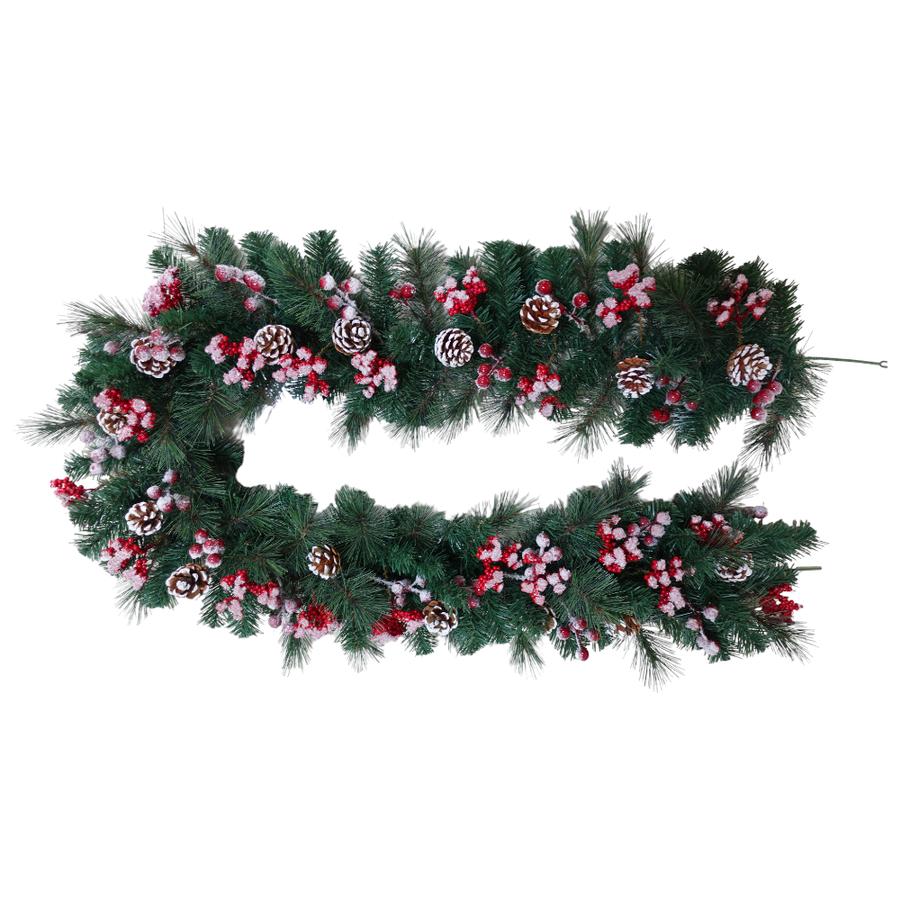 Guirnalda Navidad Matiz Con Luces 180Cm