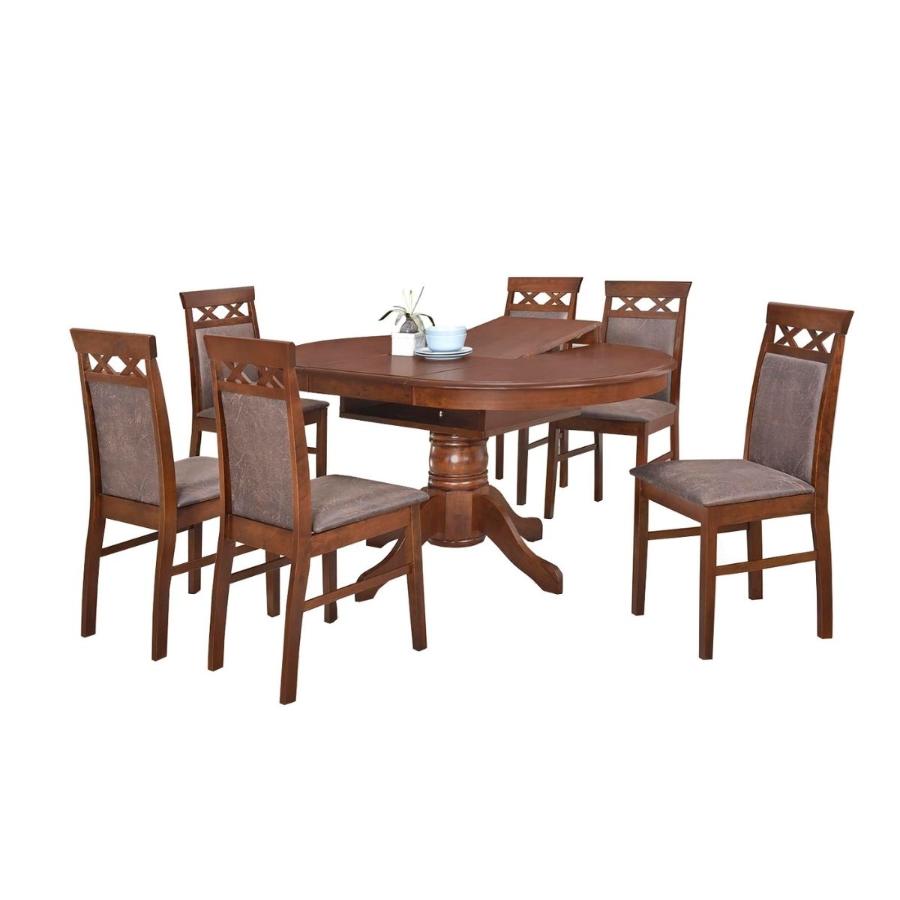 Comedor Carlos 6 Sillas Con Extensión