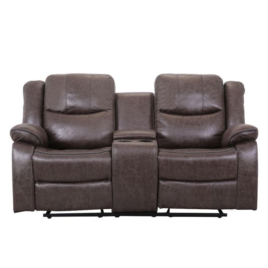 SOFA RECLINABLE IMELEV GRIS 2 CUERPOS 
