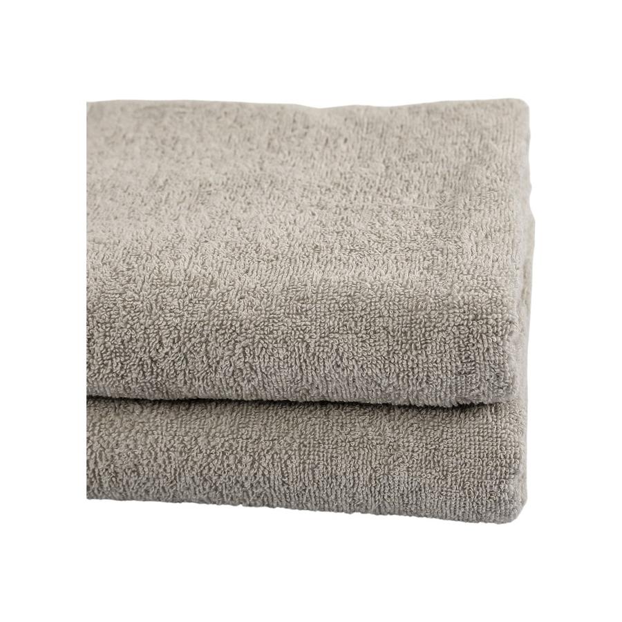 Set Toalla 400 GMS Mano + Baño cm Gris