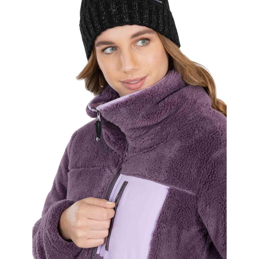 Poleron Chiporro Sherpa Mujer Maui And Sons Morado