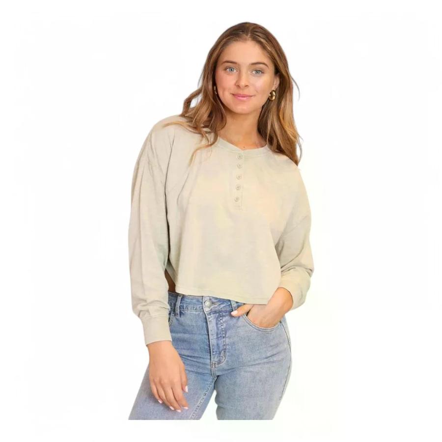 Polera Mujer Maui M/L Good Life Verde Olivo