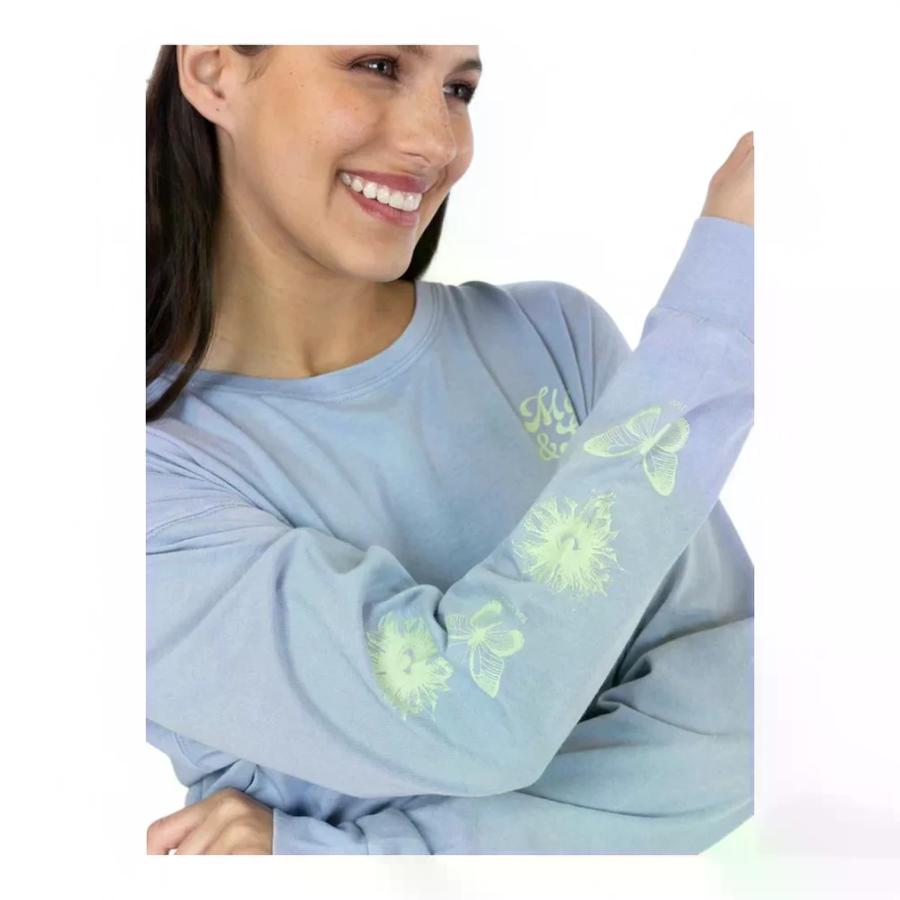 Polera Manga Larga Mujer Maui M/L The Origins Púrpura