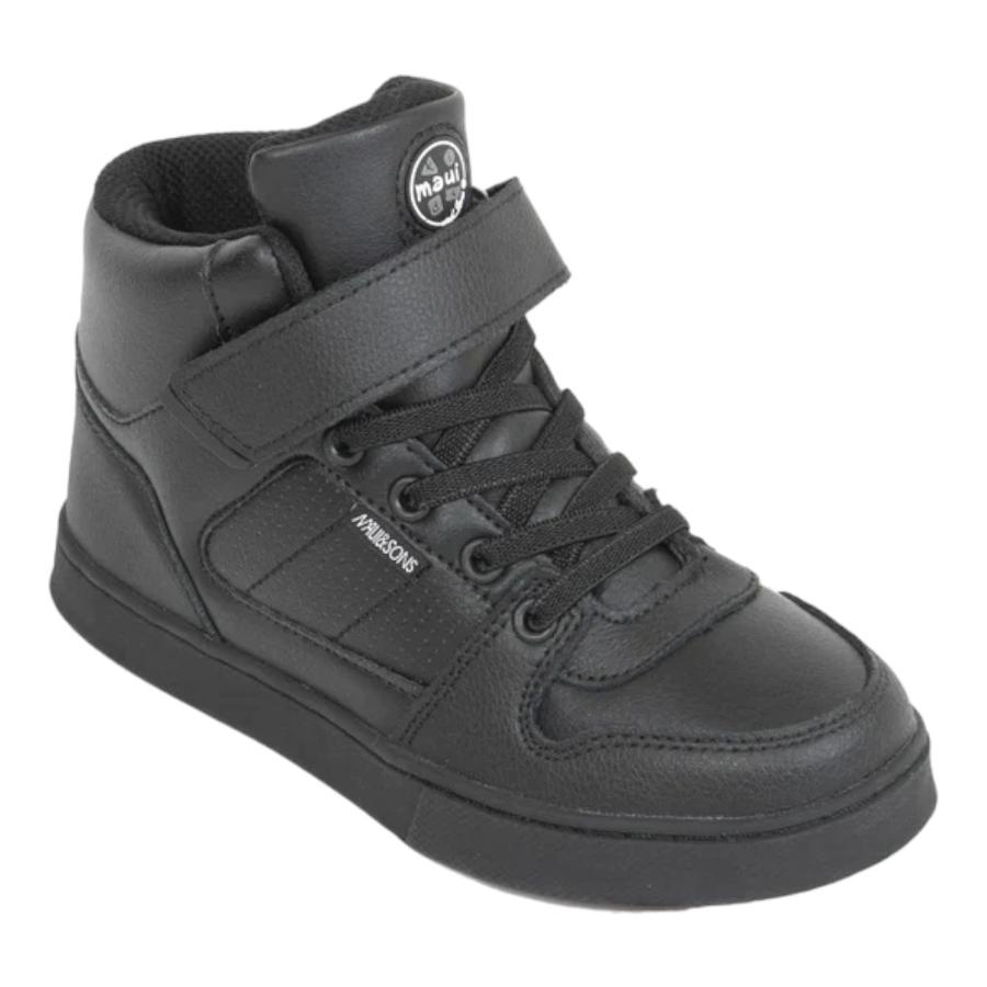 Zapatillas Colegio Ninos Maui And Sons Poke Hi Negro