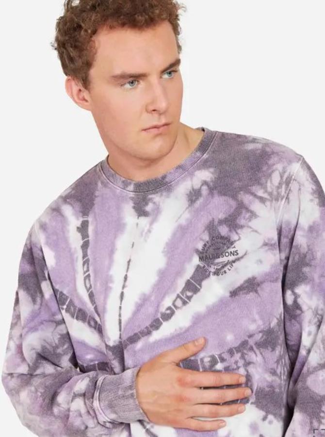 Poleron Maui & Sons Hombre Company Lax Morado