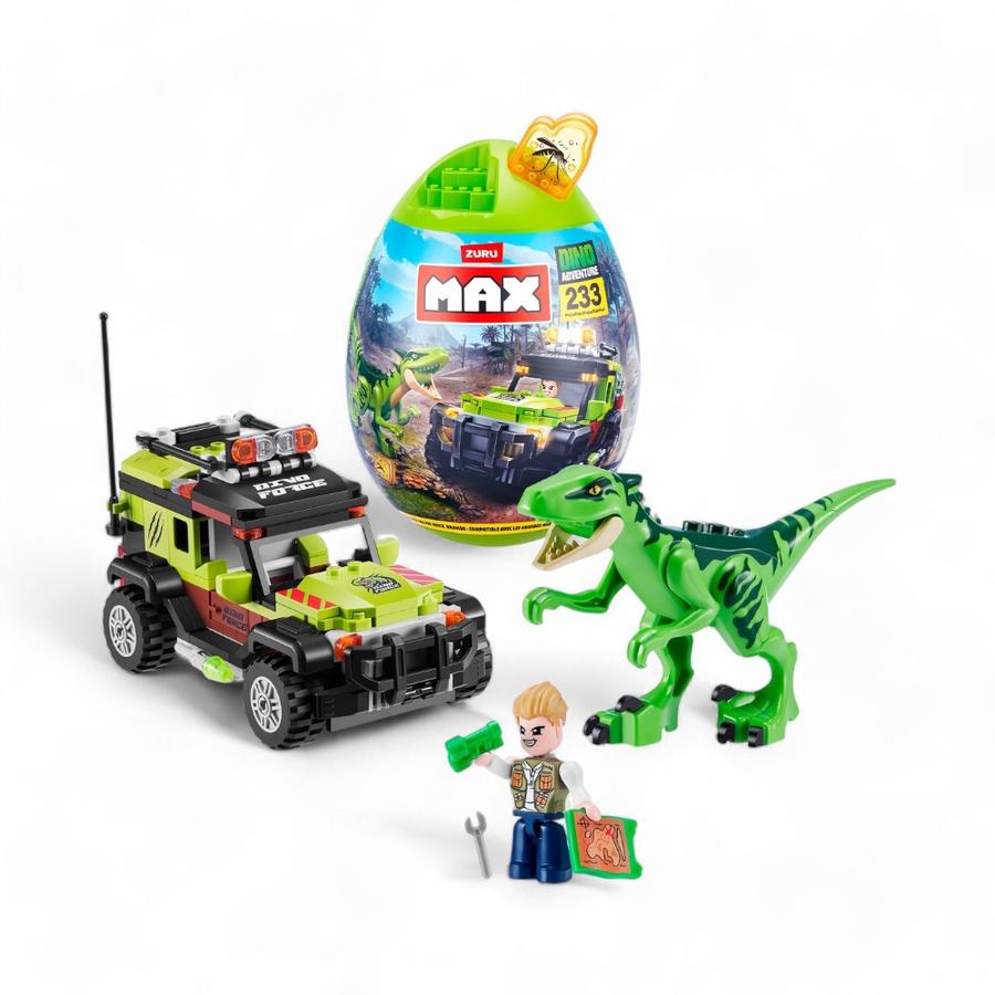 Set Construcción Max Dino Escape en Huevo