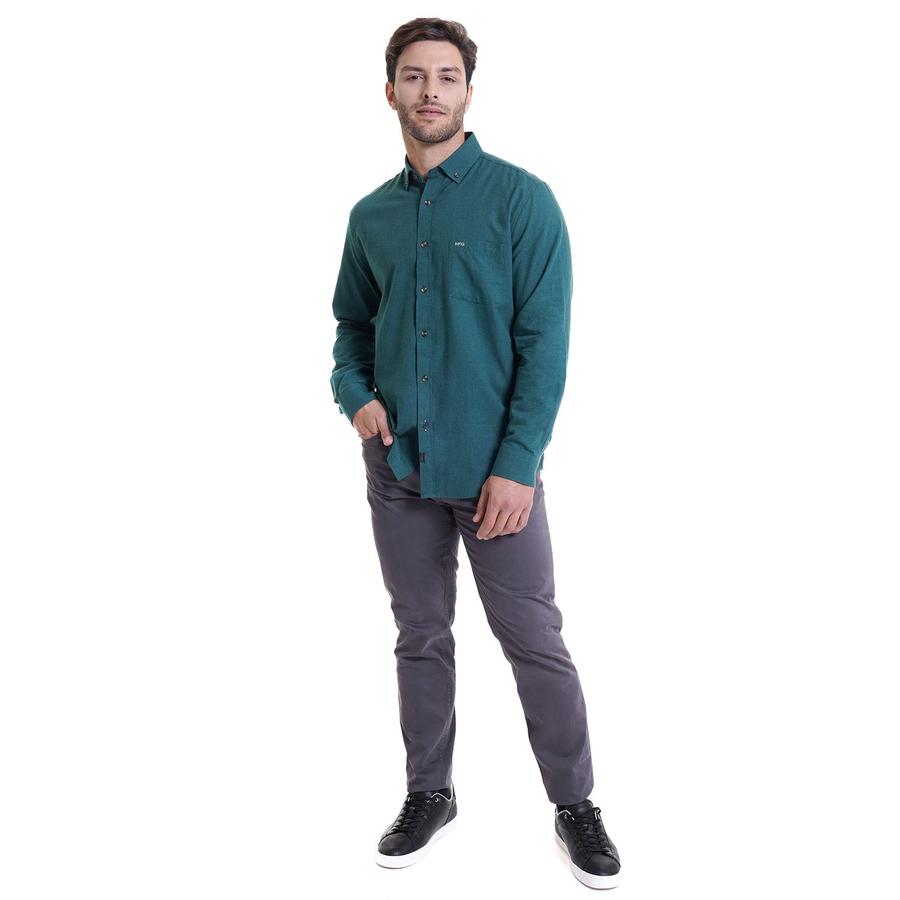 Camisa Hombre McGregor Jacquard Verde