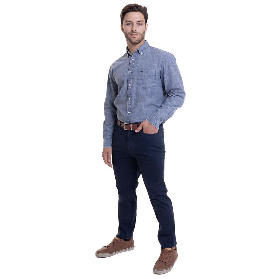 Pantalon Hombre Mcgregor 5 Pocket Spandex Azul